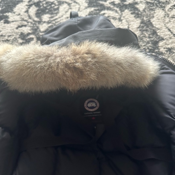 Canada Goose Women's Gray Ski Jacket with Fur Hood - Picture 15 of 16